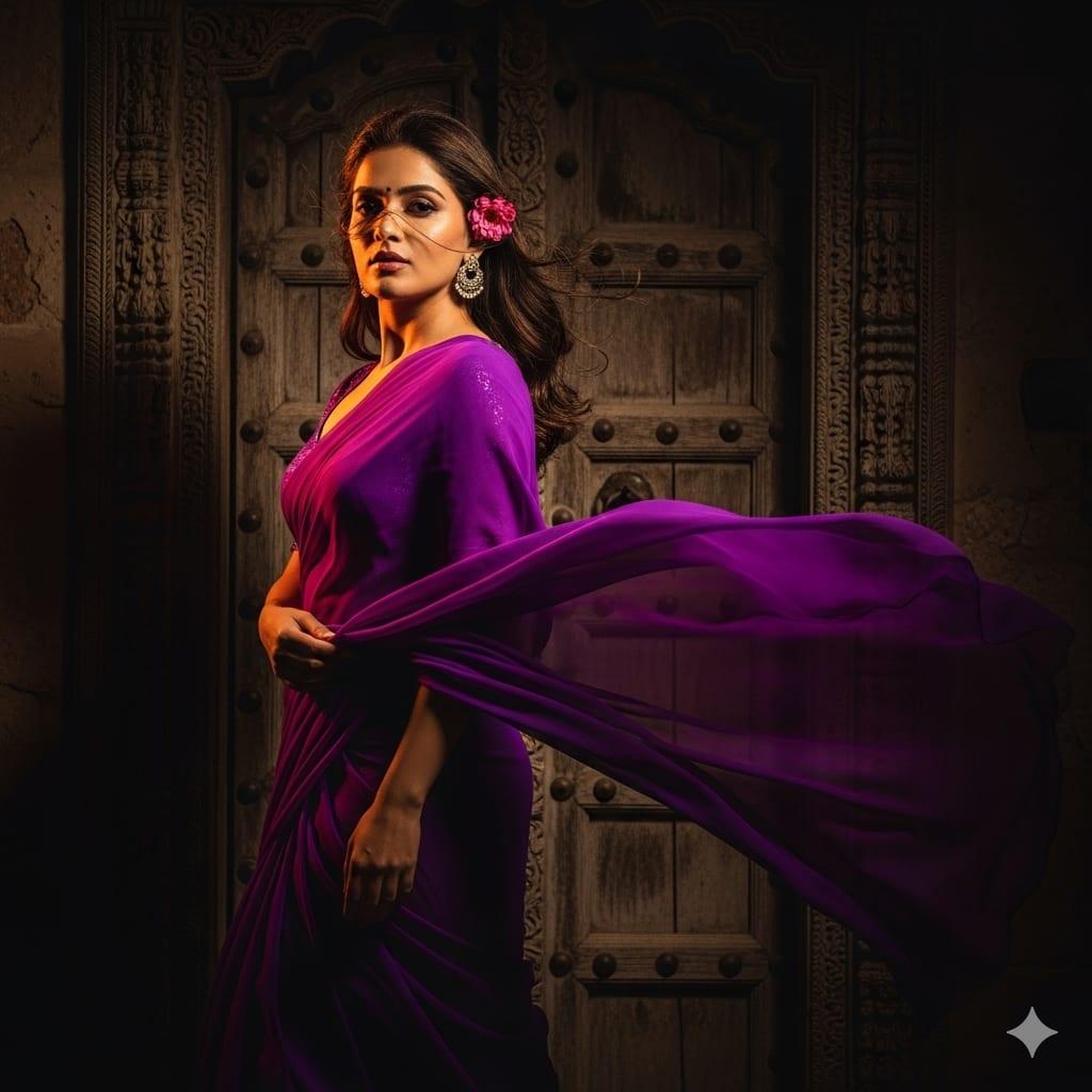 ai saree trend is very famous among genz