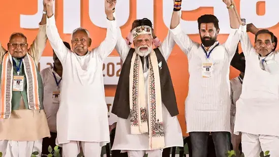 NDA crosses Bihar exit polls projections, even beats Amit Shah’s prediction